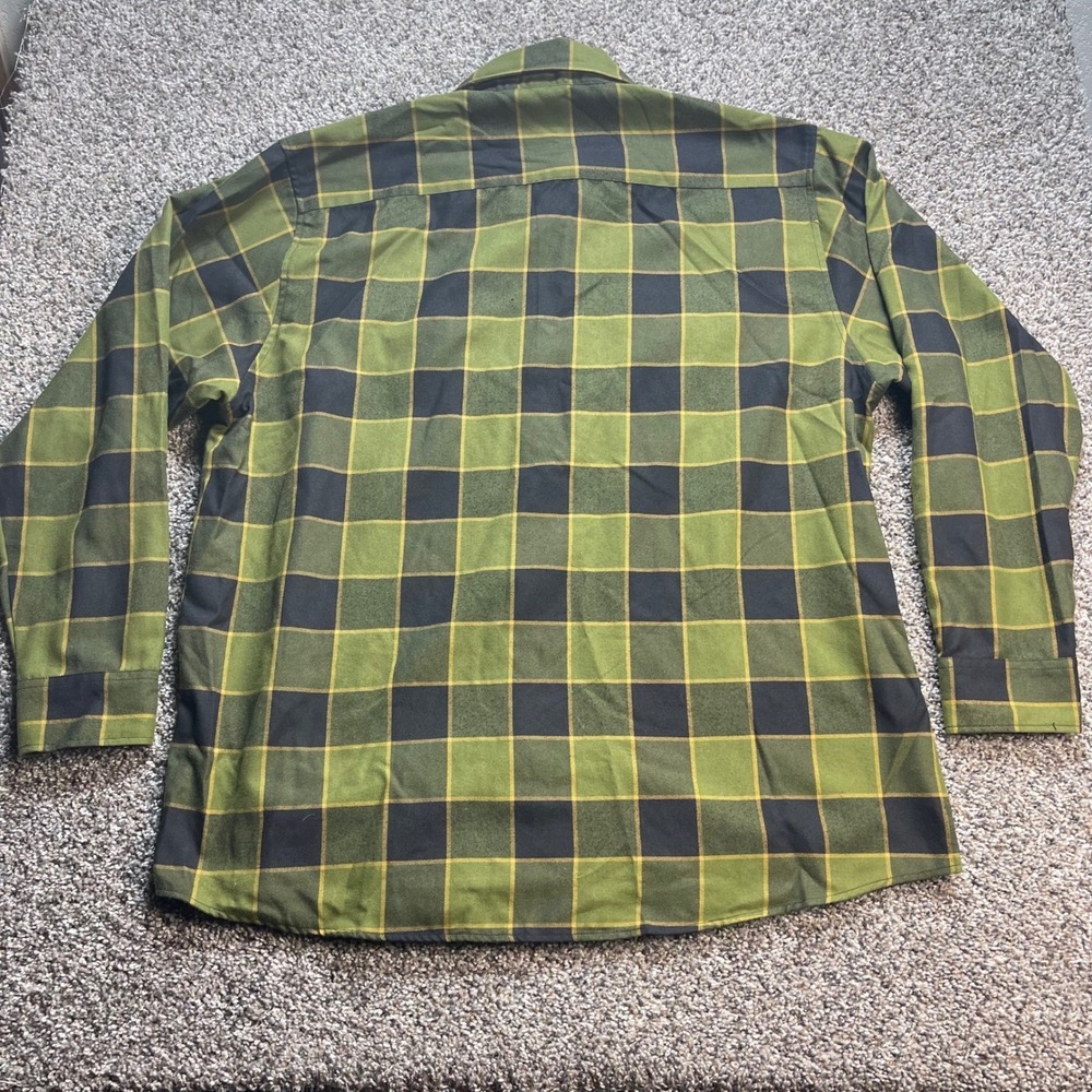 Dixxon Flannel The 223 Men's 3X Green Black Plaid D-Tech Button Up Shirt - Picture 4 of 9